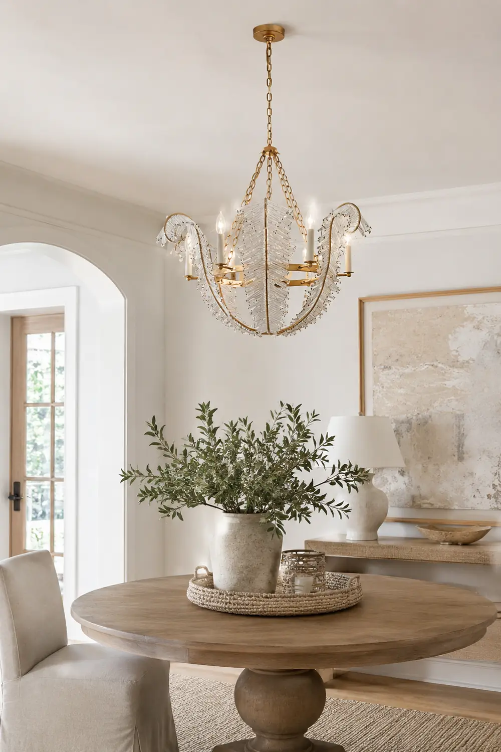 Calais Vintage Scroll Design Chandelier - Lumpaz