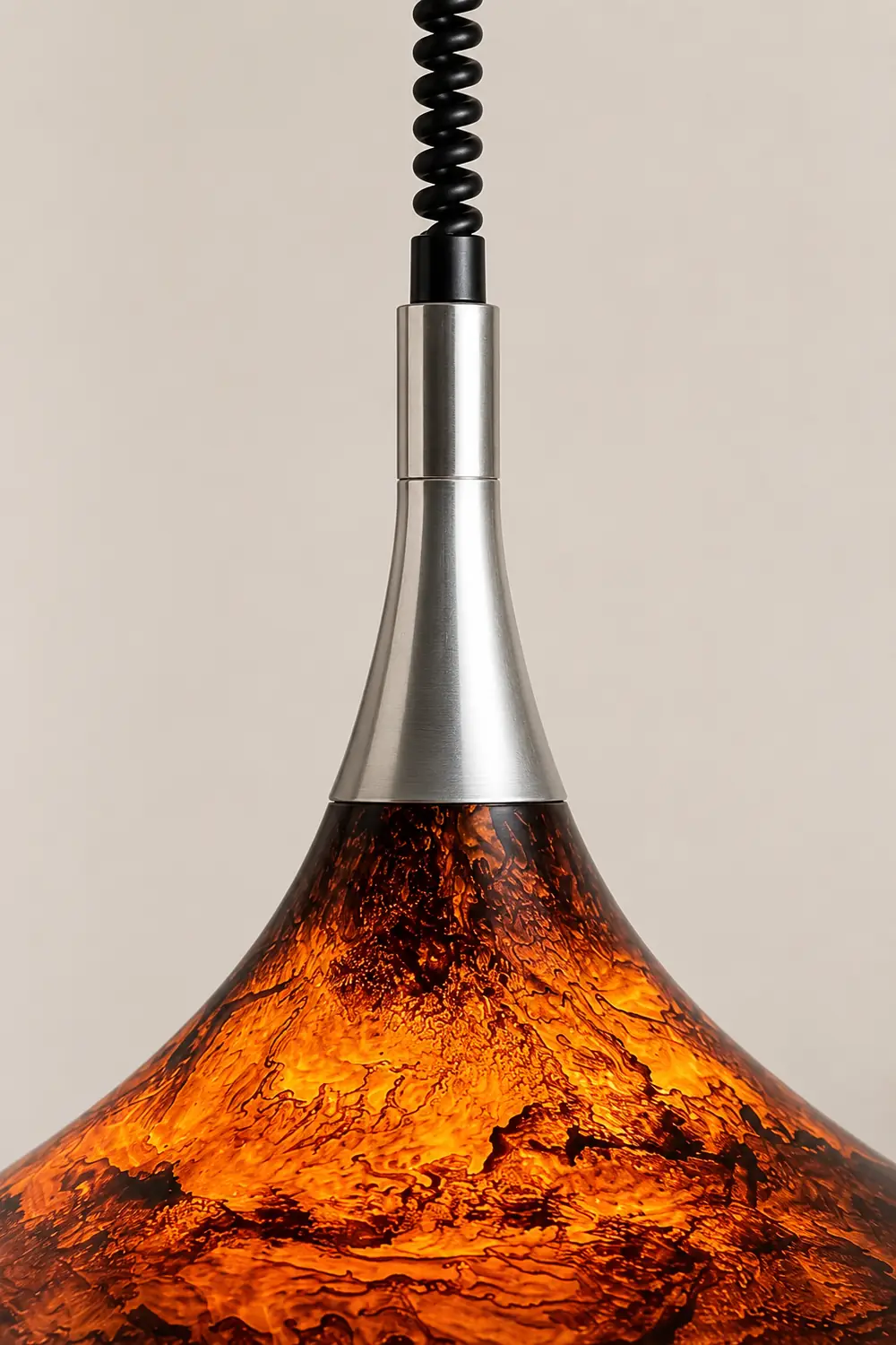 Vintage painted adjustable Pendant Light - Lumpaz