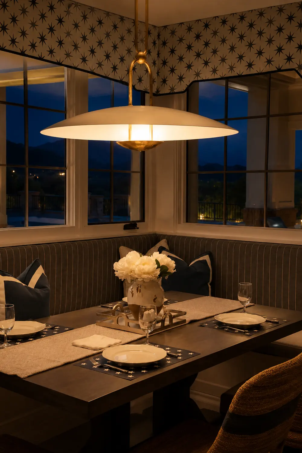 Contemporary Arched Design Pendant Lamp - Lumpaz