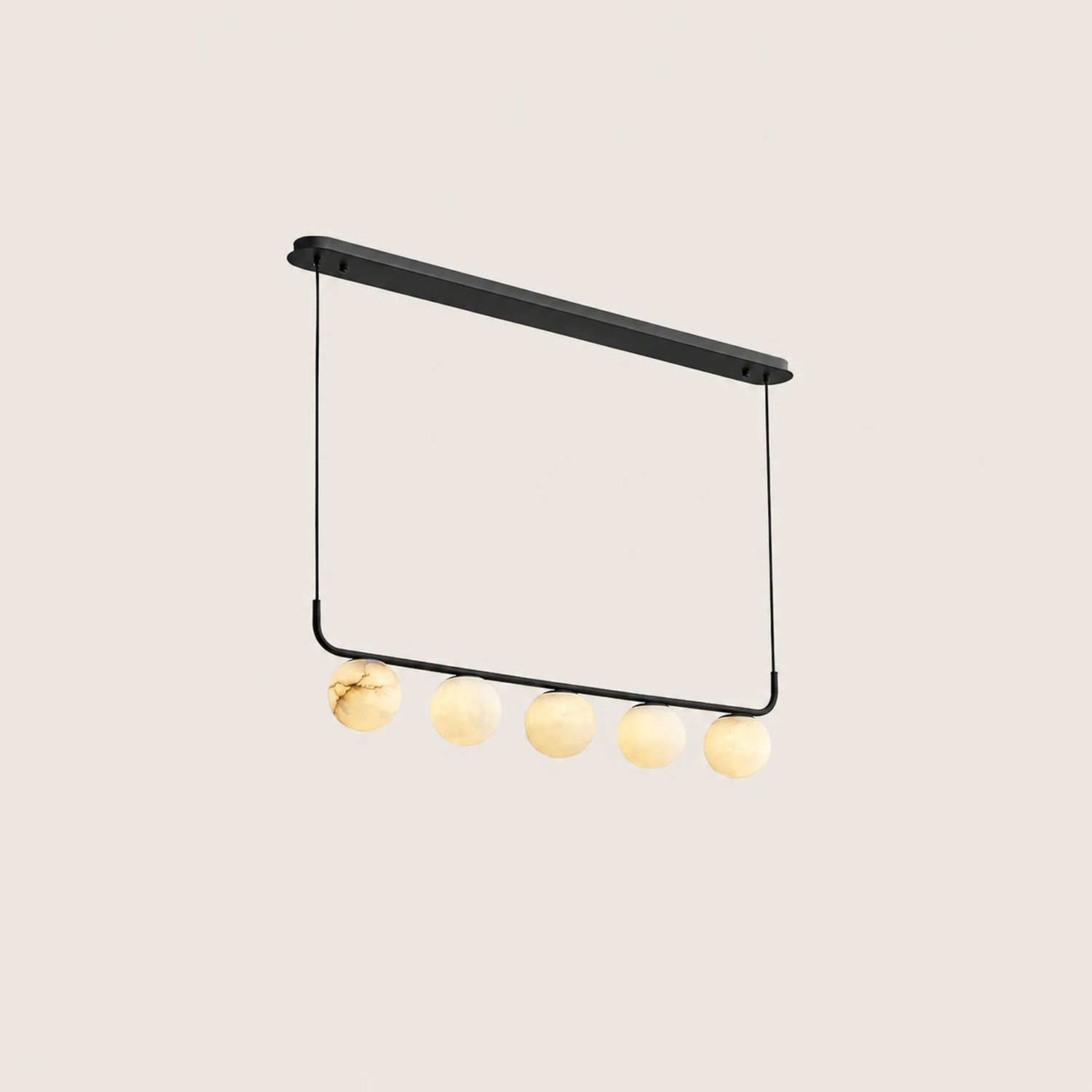Tribeca Rohr 5 Alabaster Pendant Lamp - Lumpaz