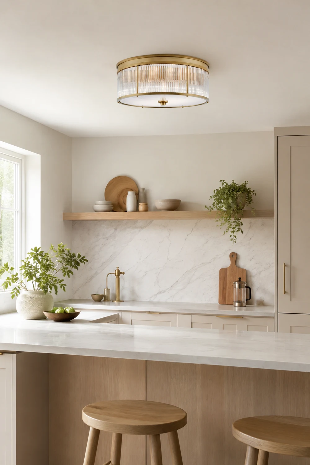 Allen Round Flush Mount - Lumpaz