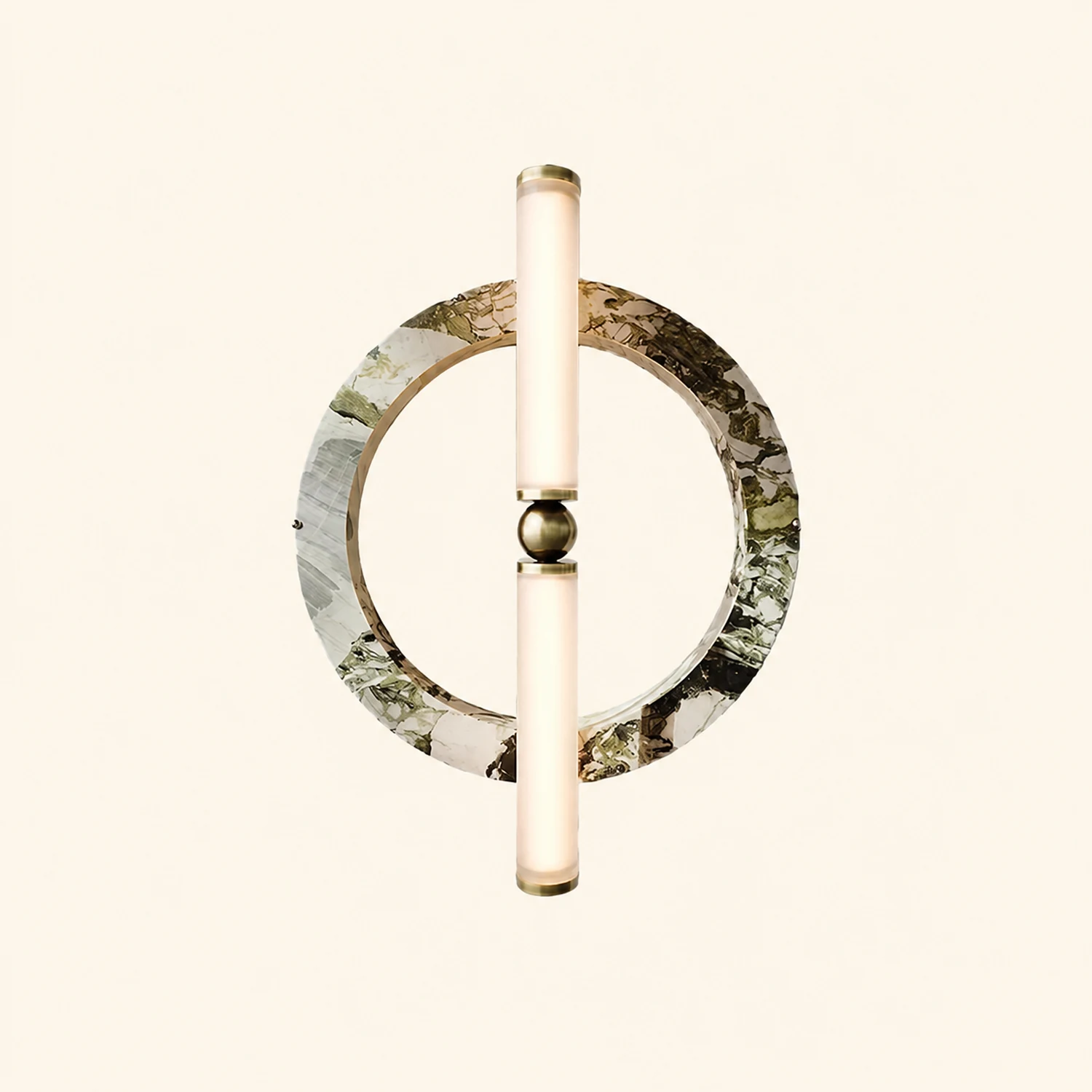 Bulgari marble ring wall lamp - Lumpaz