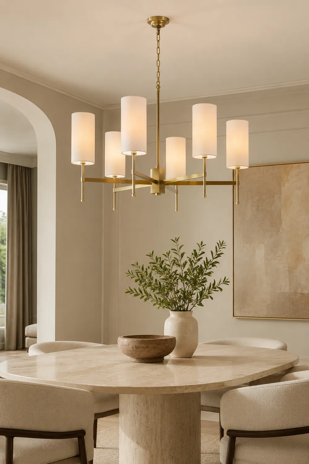 Silk Stem Chandelier - Lumpaz