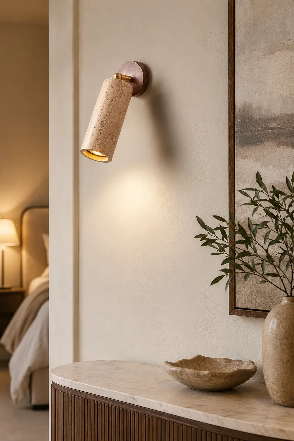 Mireille Modern Rustic Pivot Wall Lamp - Lumpaz