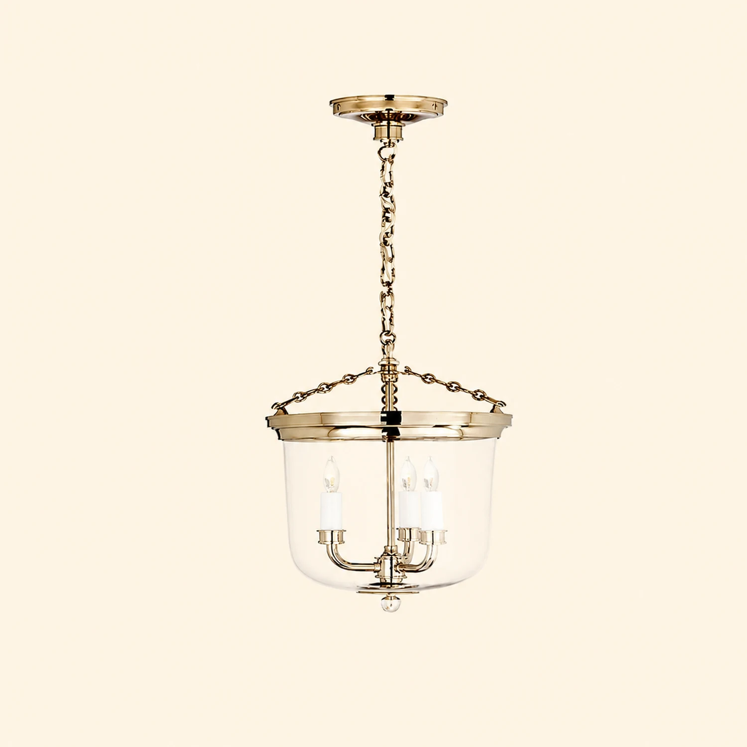 Thomas OBrien Merchant Brass Pendant Light - Lumpaz