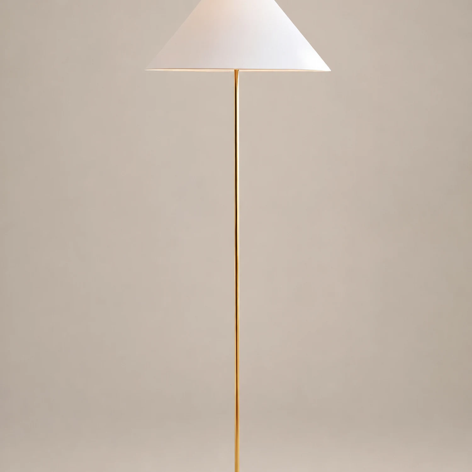 Ellis brass floor lamp - Lumpaz