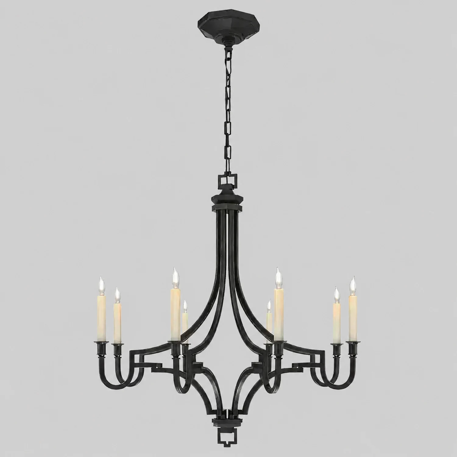 Luxury Gold Candle-Style Mykonos Chandelier - Lumpaz