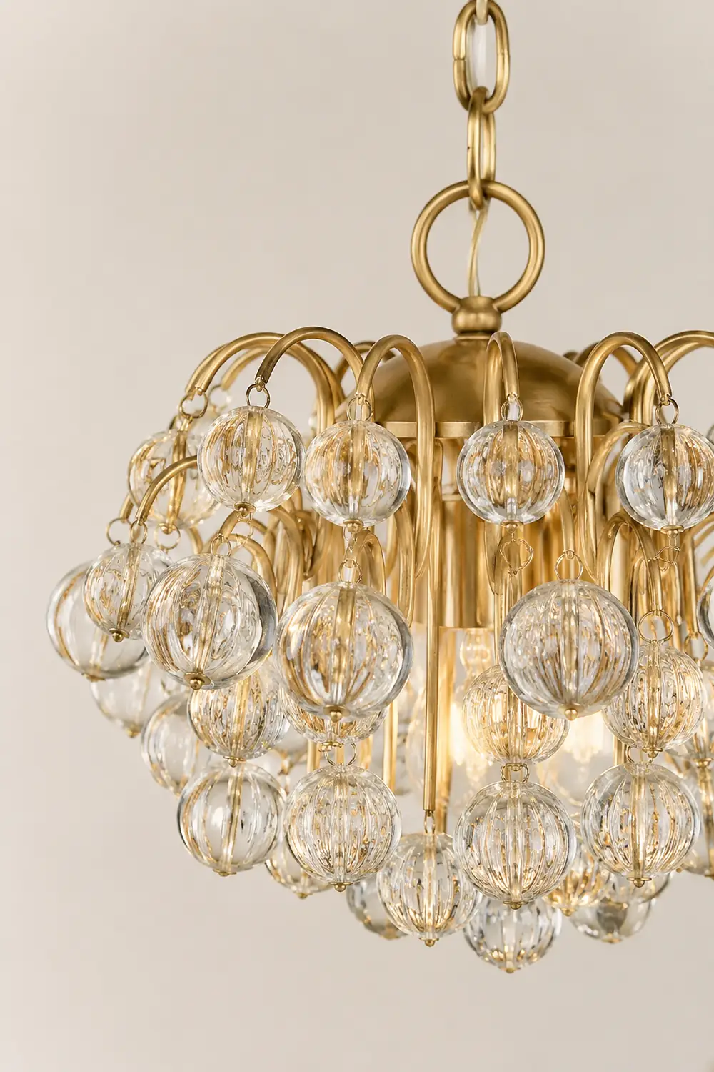 Bellvale Small Glass Chandelier - Lumpaz