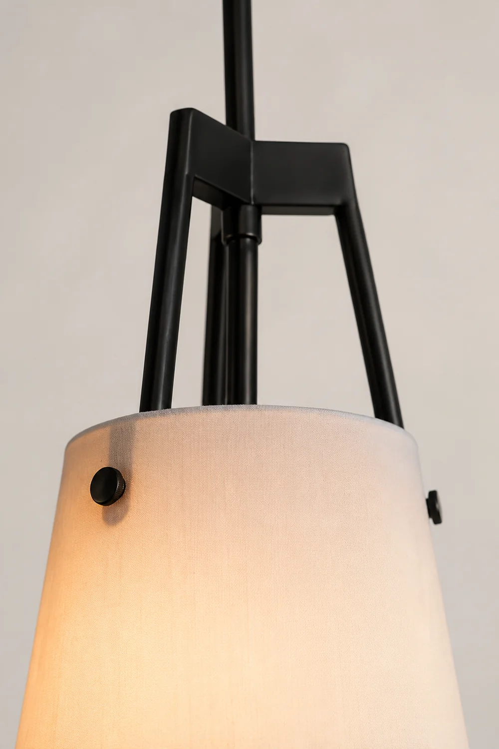 Modern Fabric Shade Corniche Pendant Lamp - Lumpaz