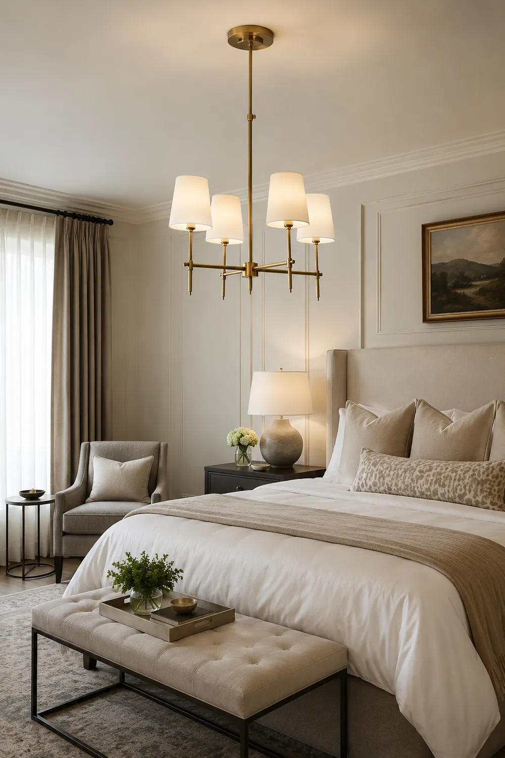 Modern Drum Shade Bryant Chandelier - Lumpaz