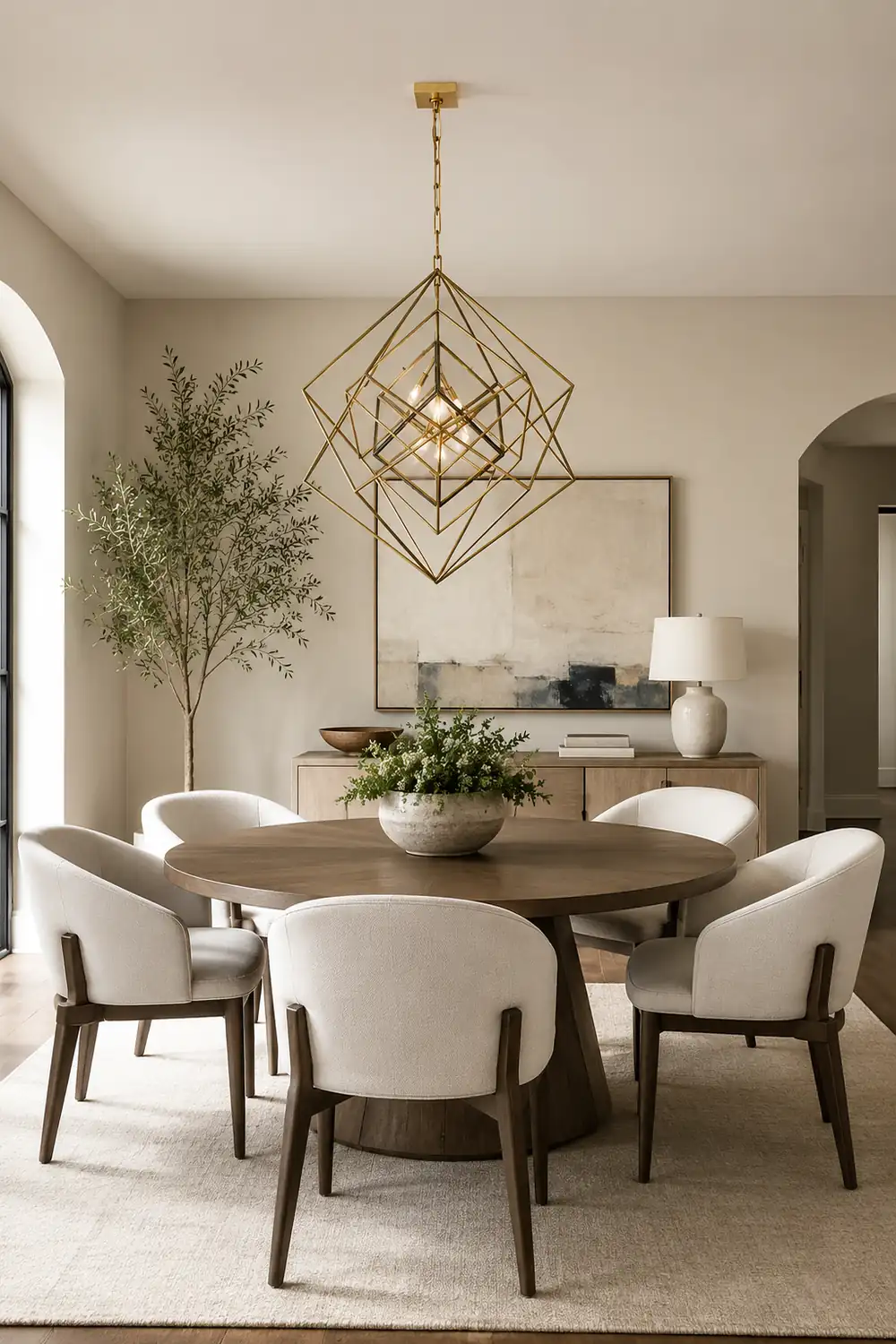 Contemporary Abstract Metal Chandelier - Lumpaz