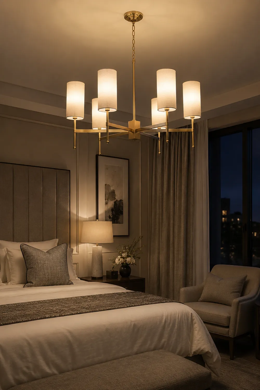 Silk Stem Chandelier - Lumpaz