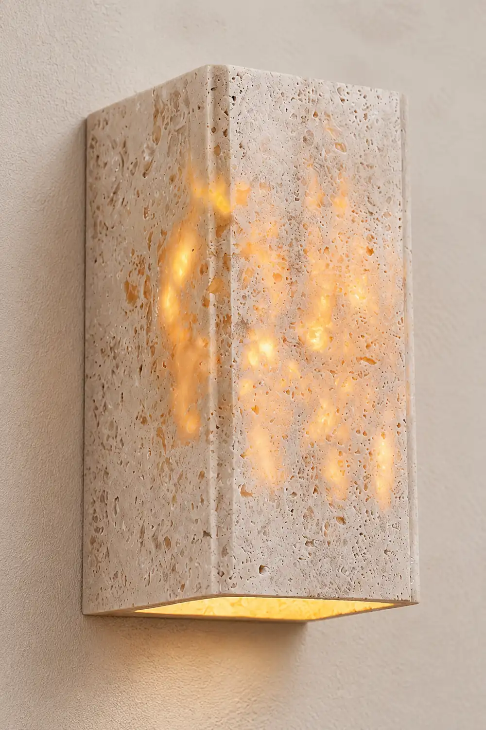 Rectangular Stone LED Wall Lamp - Lumpaz