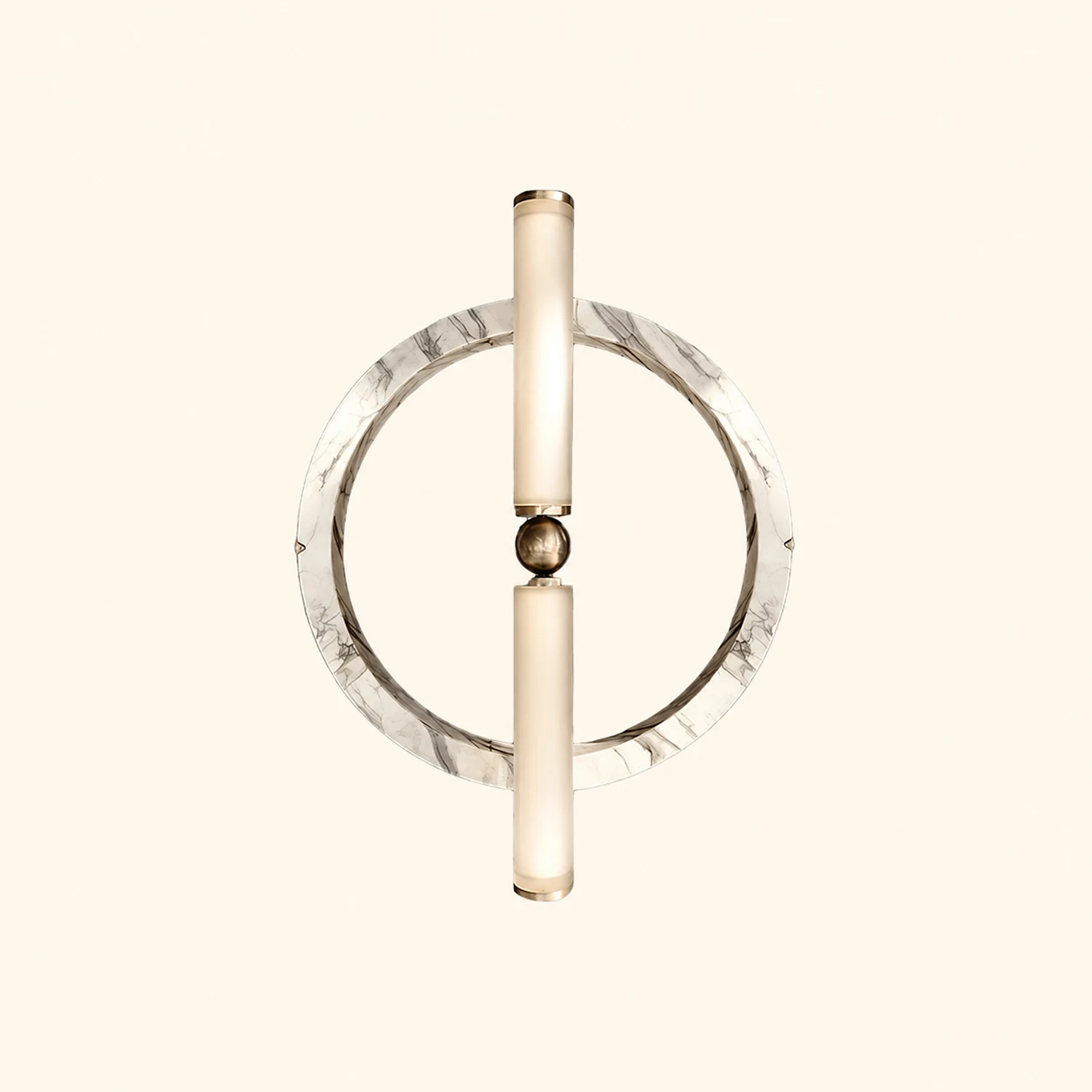 Bulgari marble ring wall lamp - Lumpaz