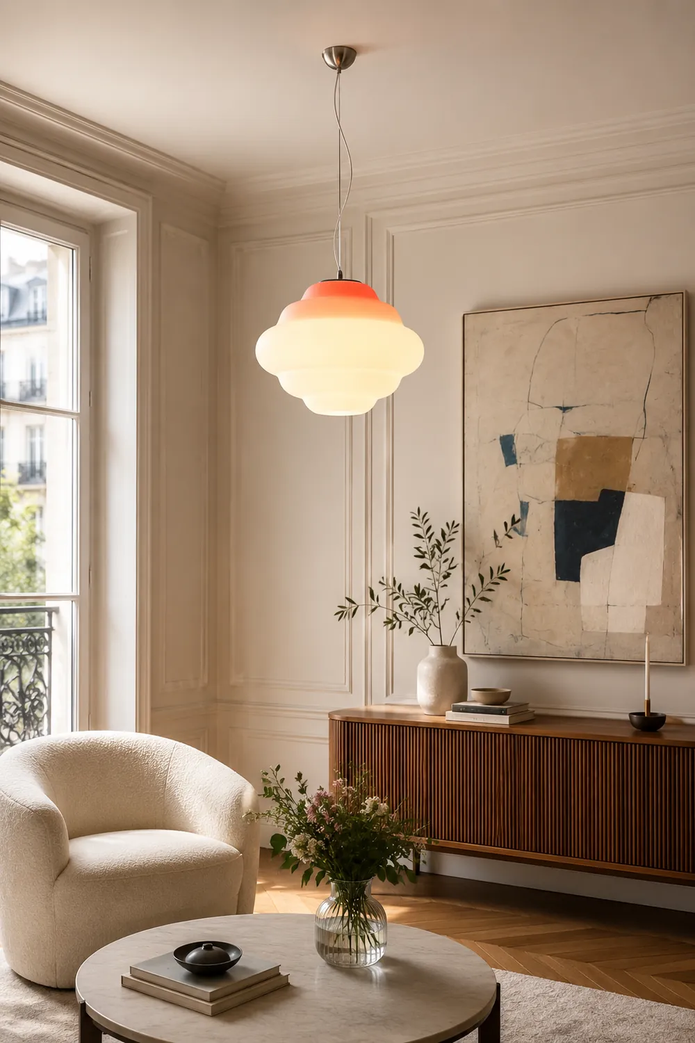 Gradient Cloudy Pendant Lamp - Lumpaz