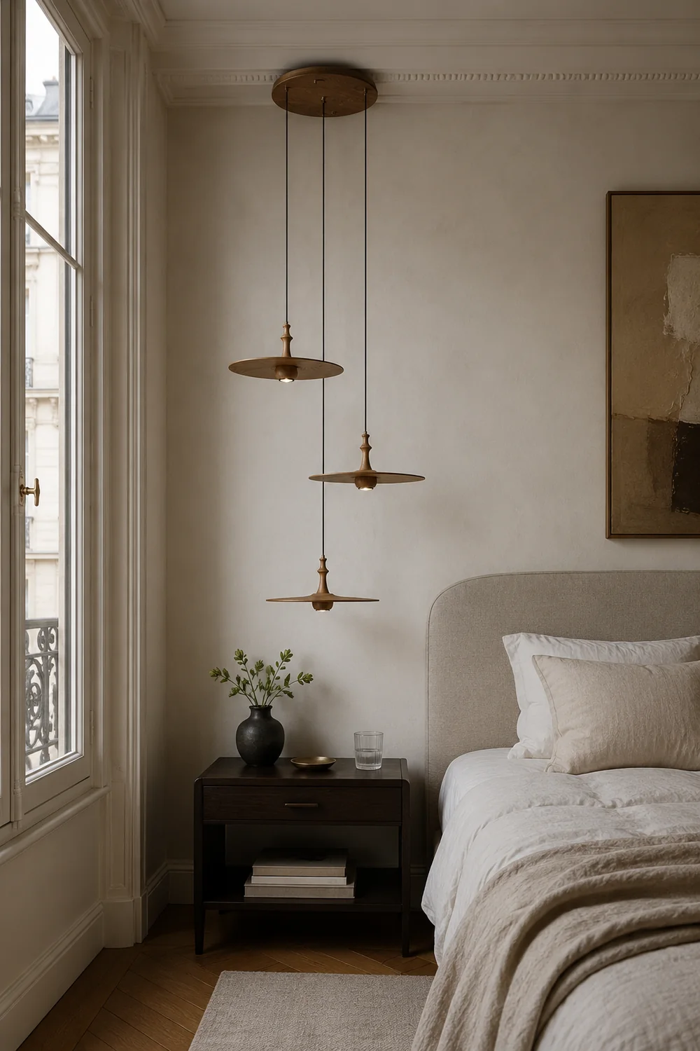 Spindle Disc Pendant Lamp - Lumpaz