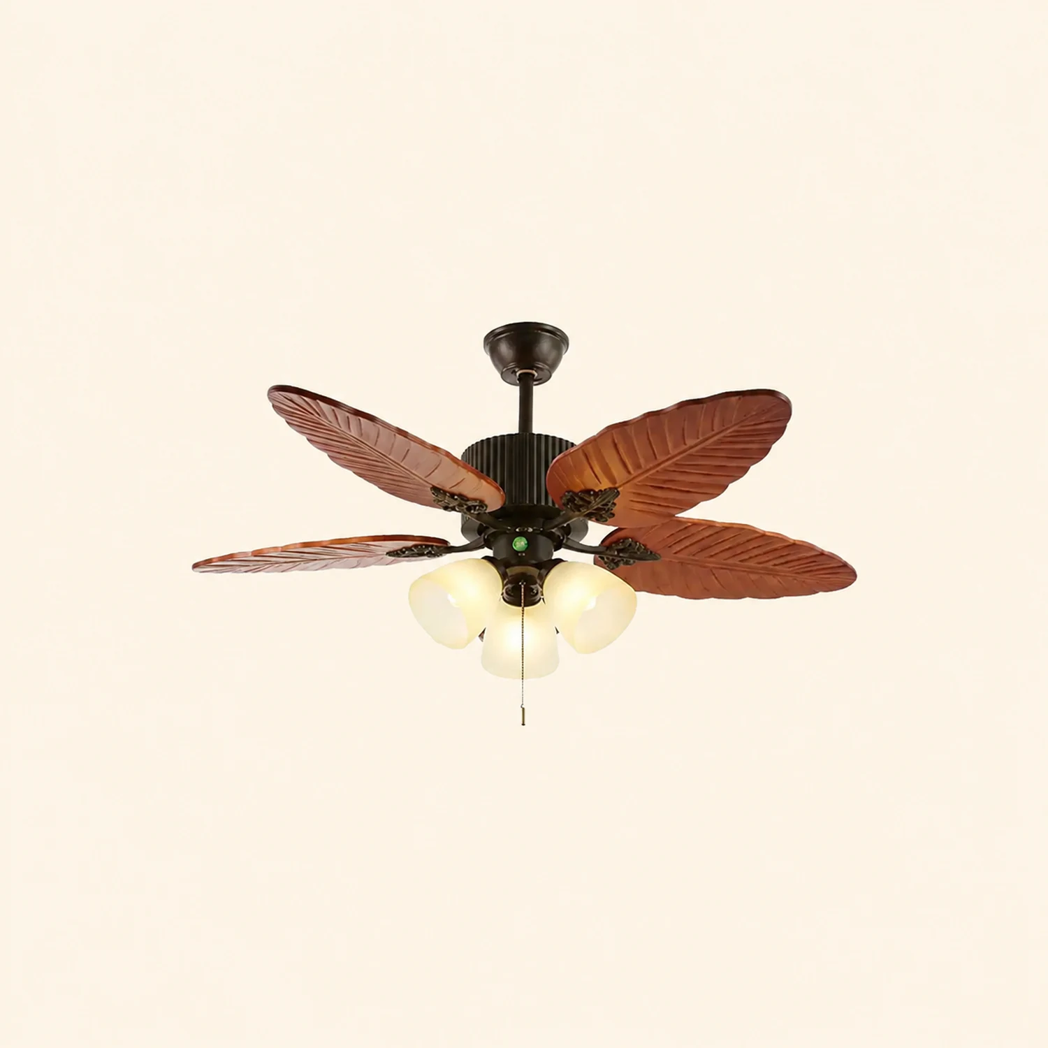 Palm Tropical Ceiling Fan Light - Lumpaz