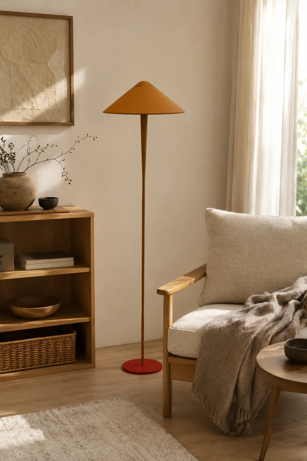 Cone Shade Modern Floor Lamp - Lumpaz