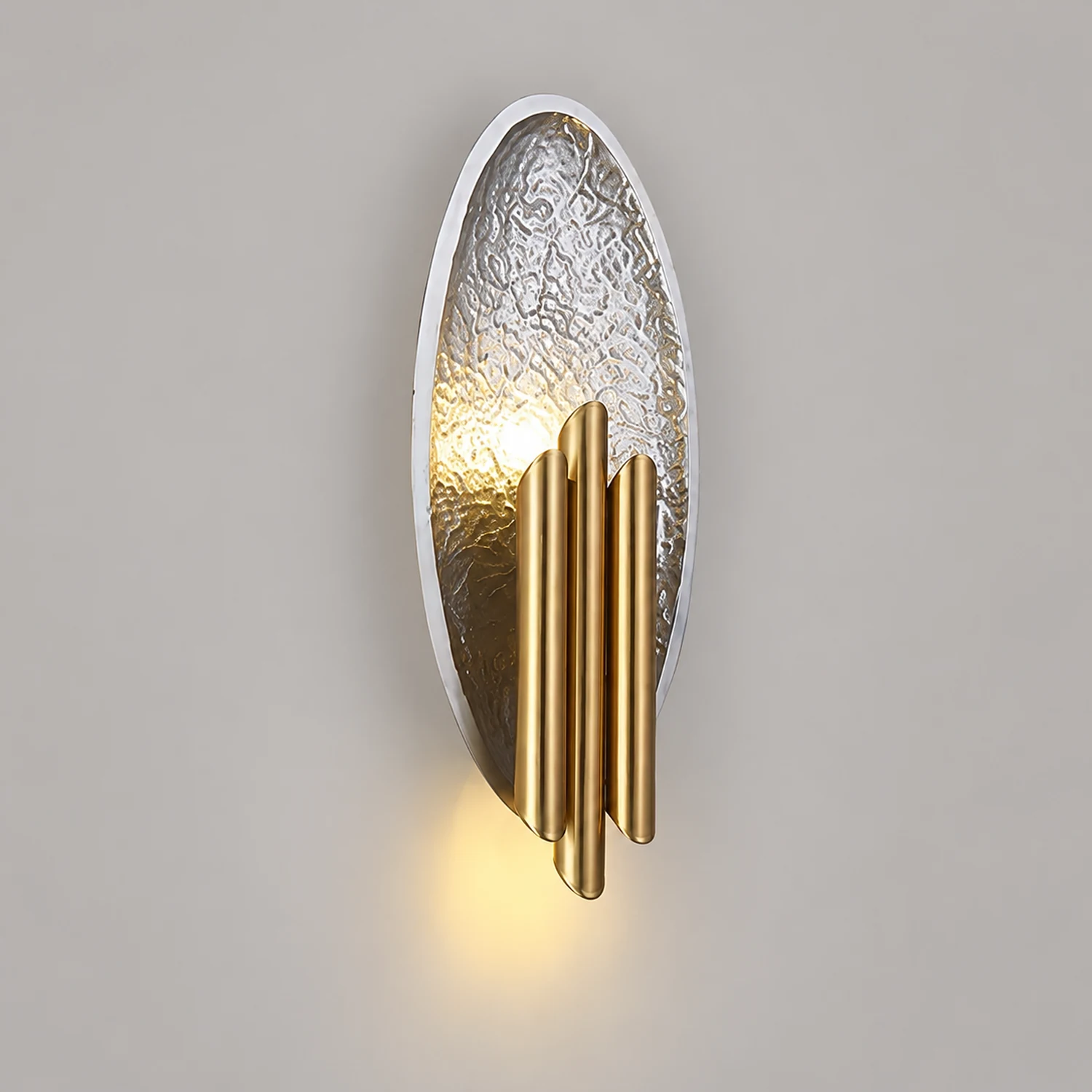 Electroplated Iron Oval Wall Light - Lumpaz