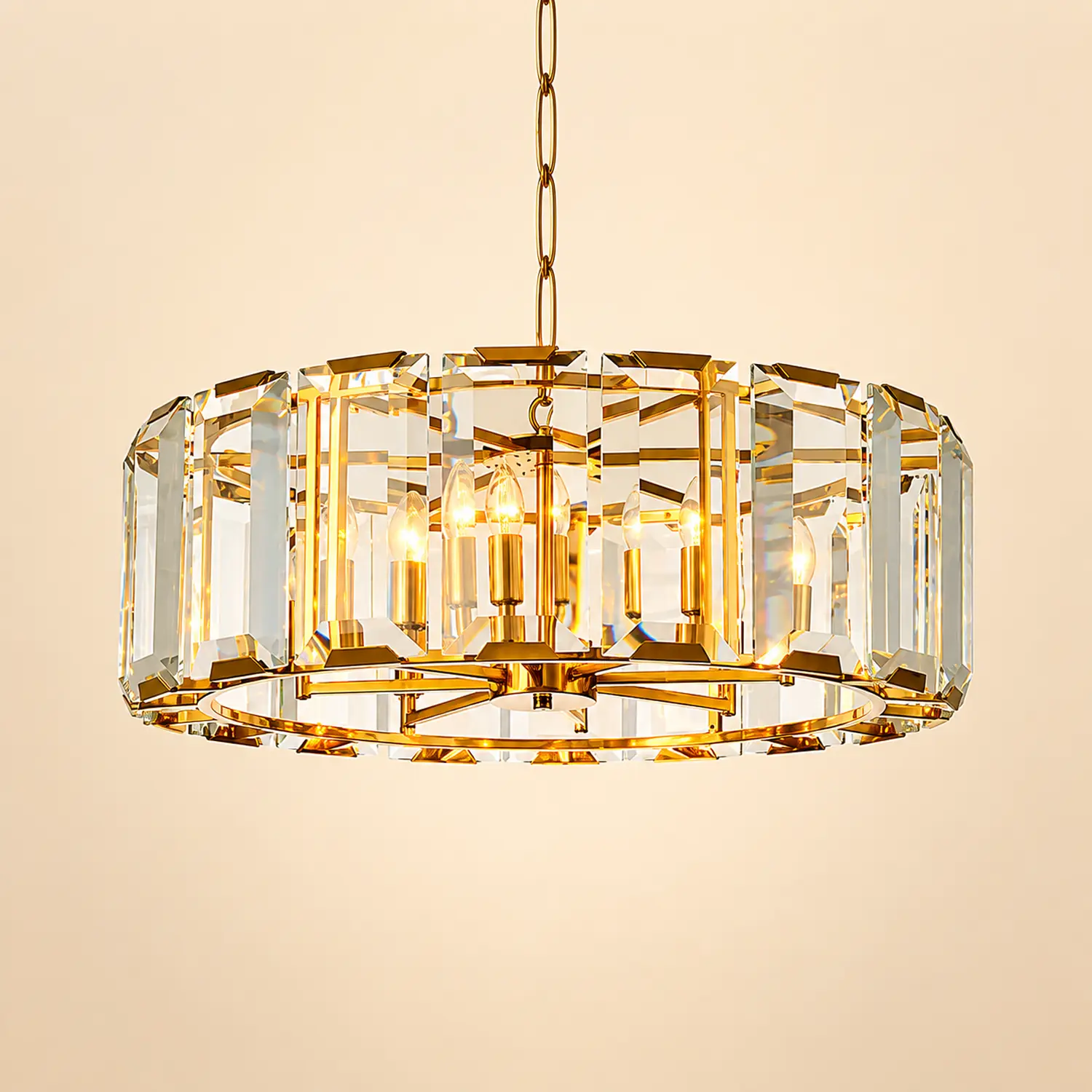 Crystal Rectangular Chandelier - Lumpaz
