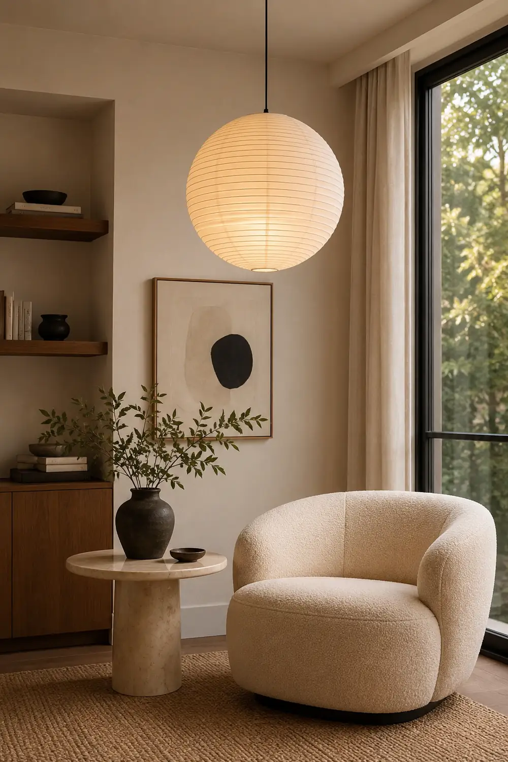 Akari Pendant Light - Lumpaz