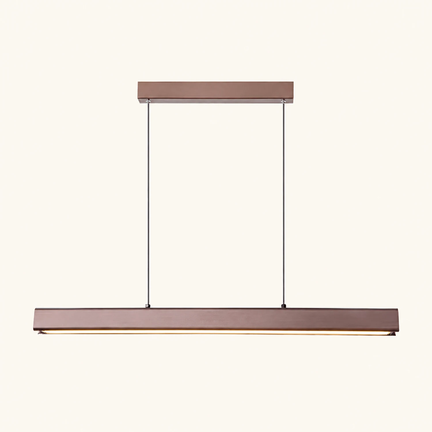 Walnut minimalist wood chandelier - Lumpaz