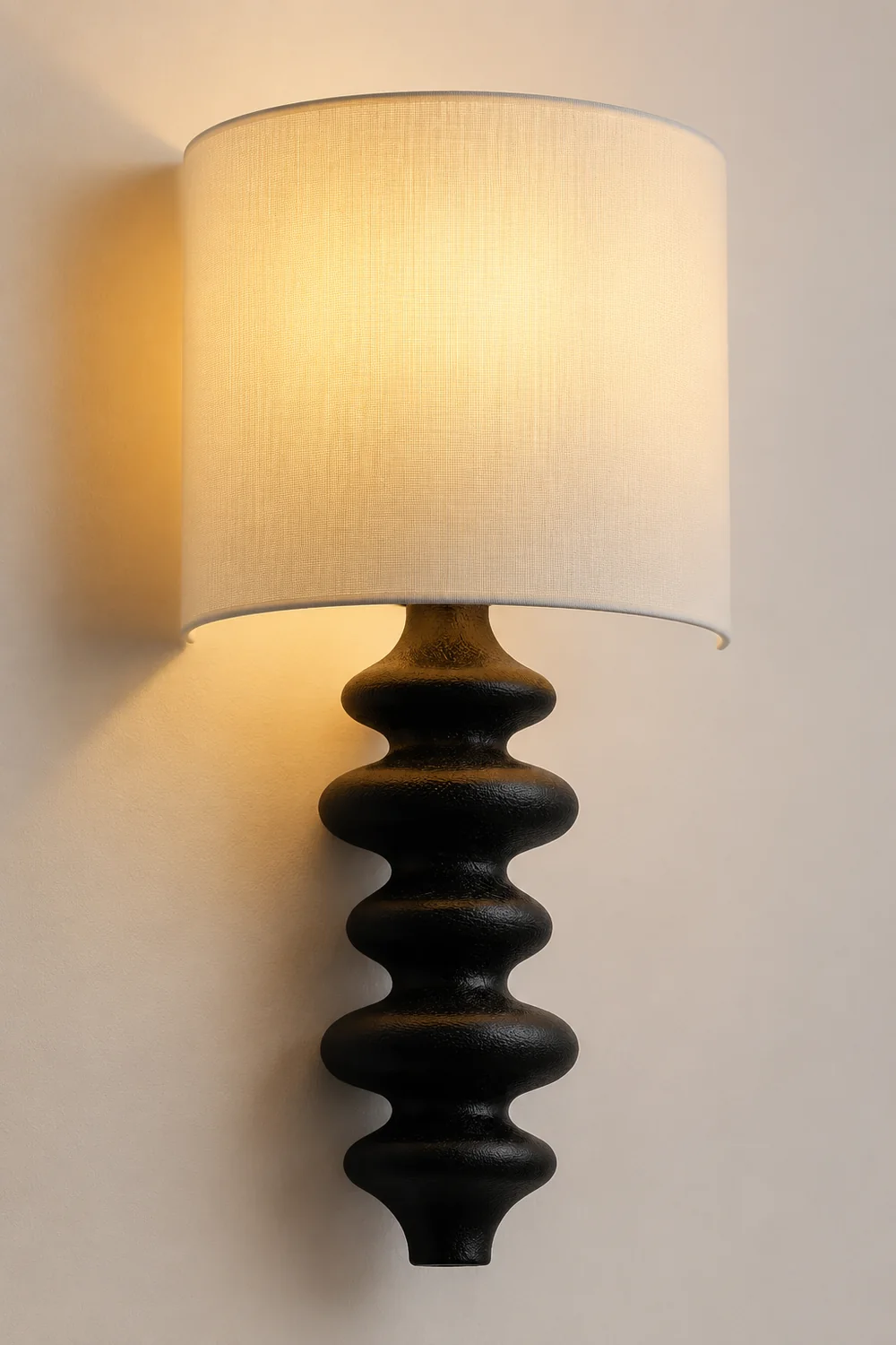 fishbone solid wood wall lamp - Lumpaz