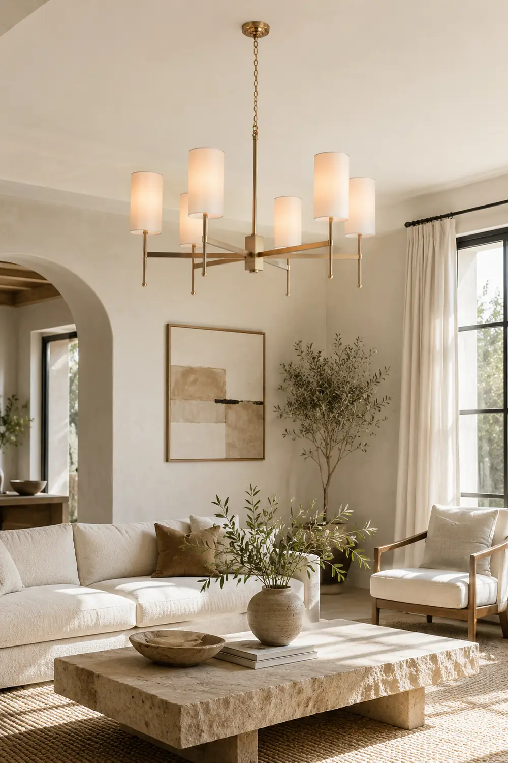 Silk Stem Chandelier - Lumpaz