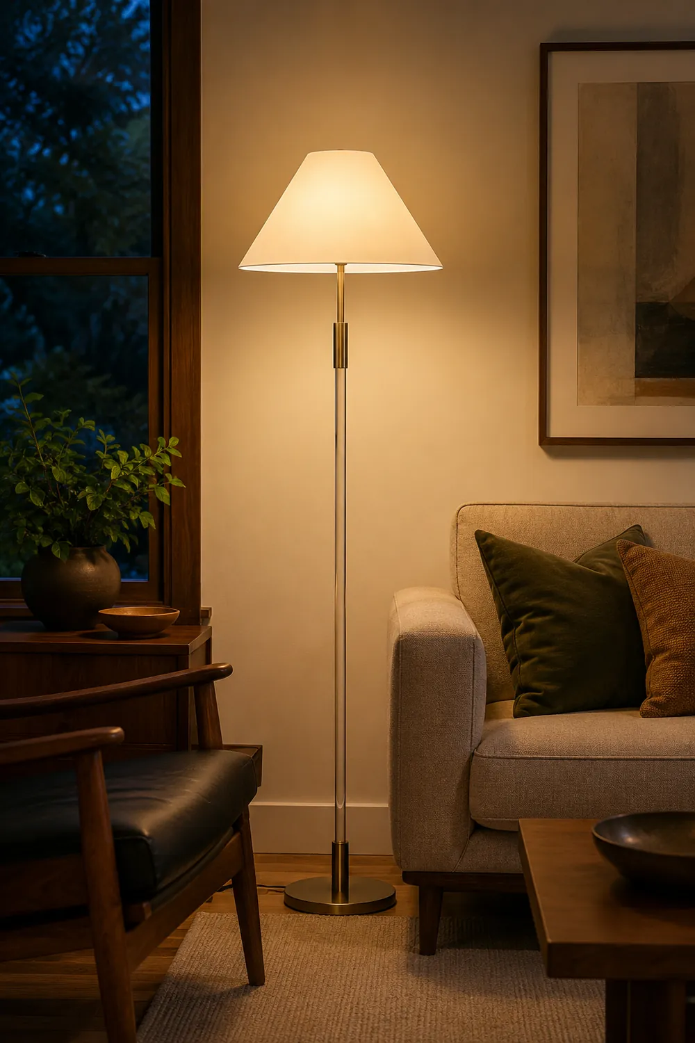 Ralph Acrylic Floor Lamp - Lumpaz
