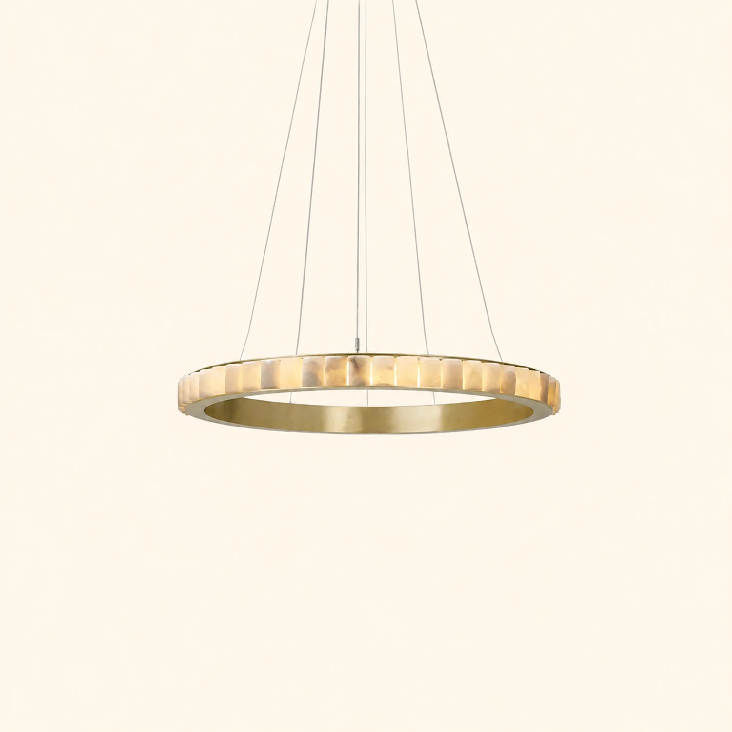 Avalon Halo Alabaster Chandelier - Lumpaz