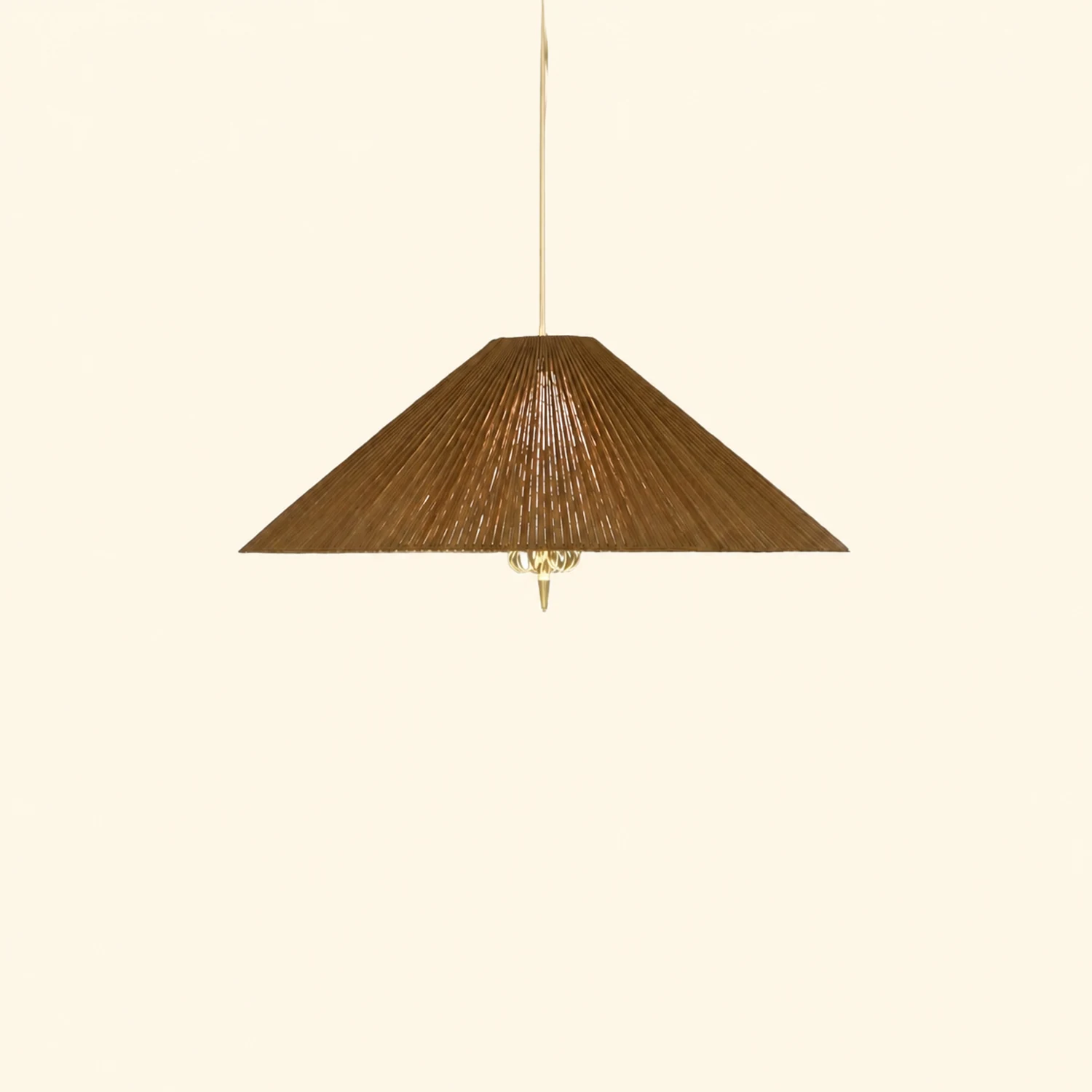 1972 Chinese Hat Chandelier-60cm - Lumpaz