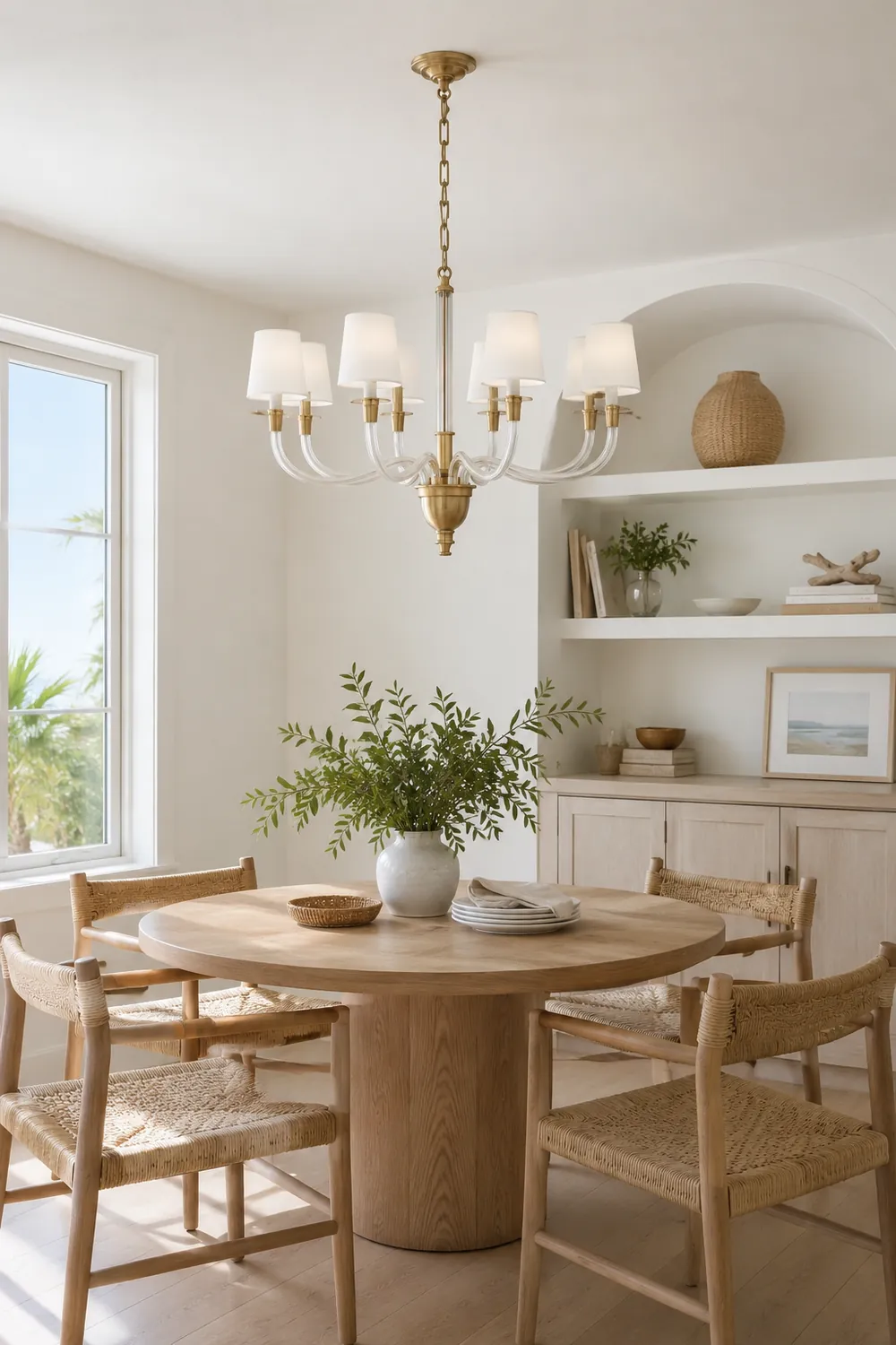 Vivian Modern Nickel Multi-Arm Chandelier - Lumpaz