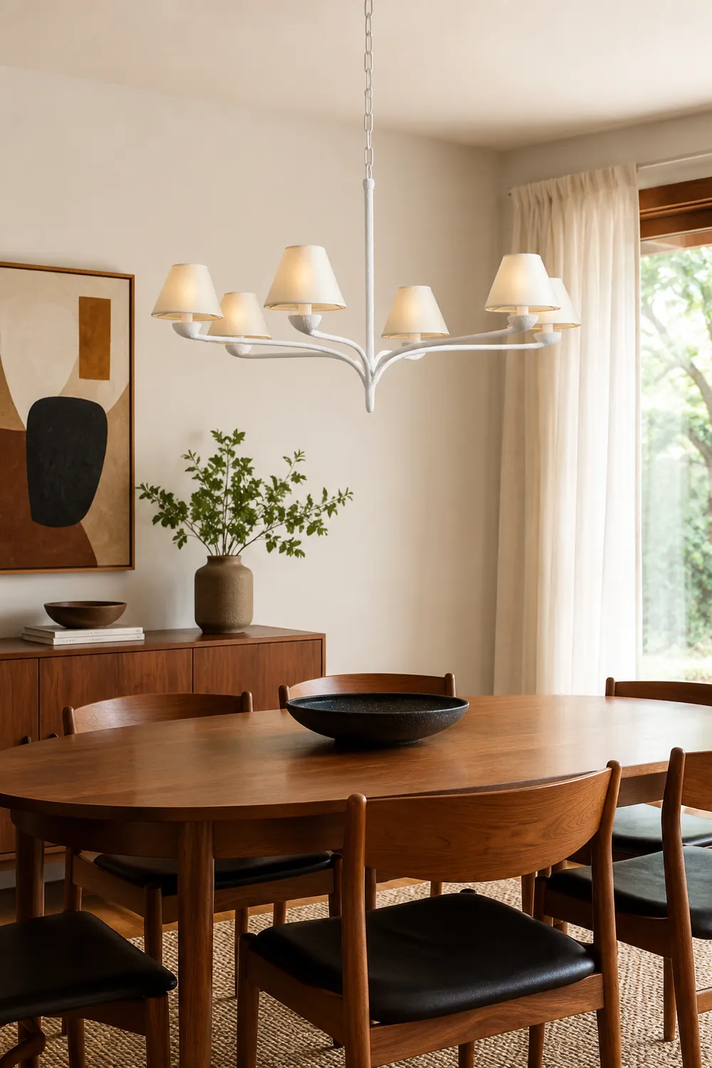 Dorsey Round 6-Light Chandelier - Lumpaz