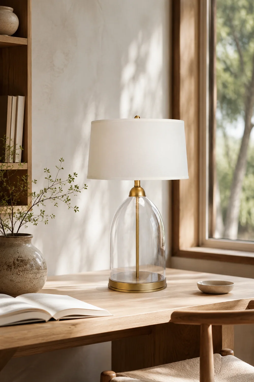 Glass Dome Table Lamp - Lumpaz
