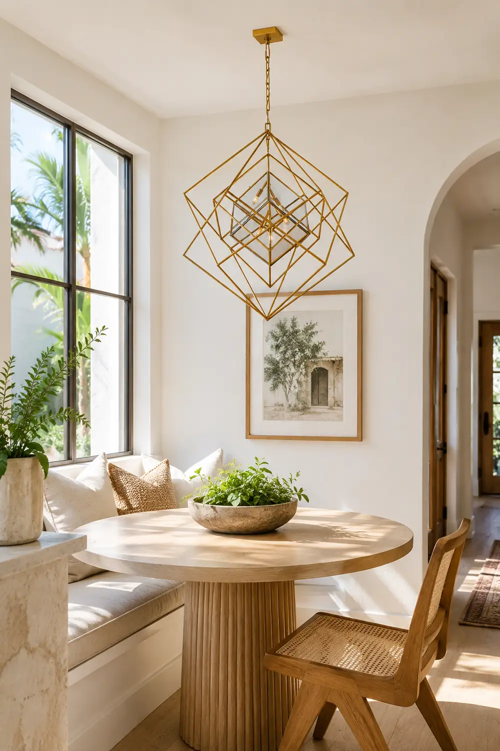 Contemporary Abstract Metal Chandelier - Lumpaz