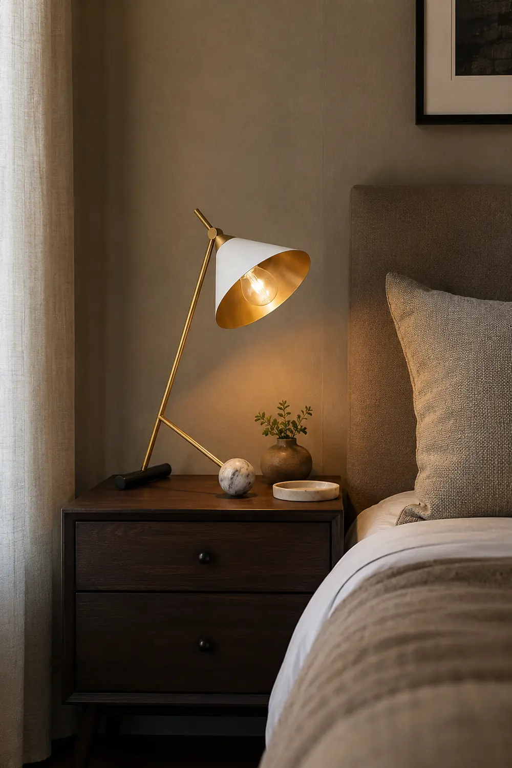 Cleo Brass Table Lamp - Lumpaz