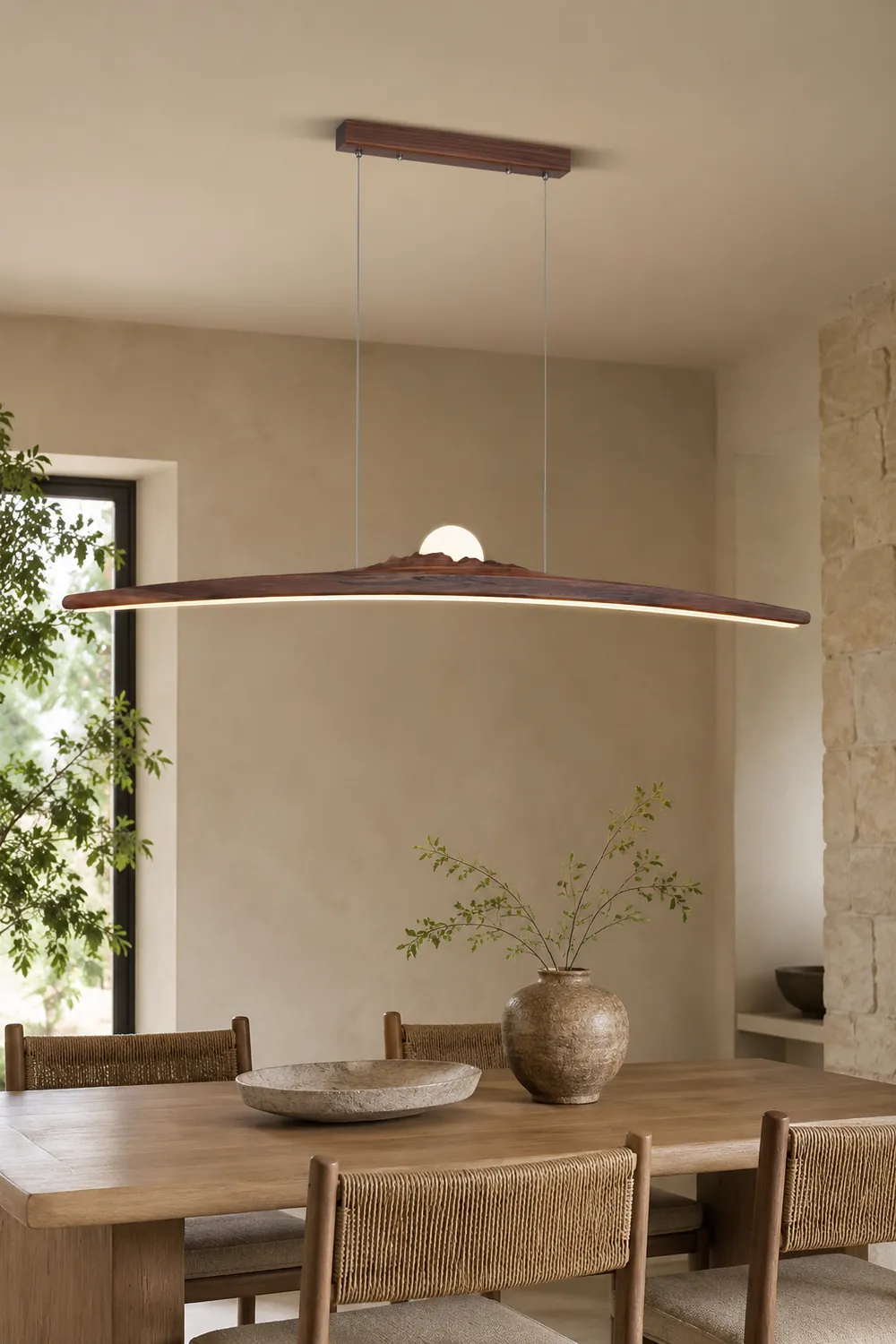 Walnut Long Island Pendant Lamp - Lumpaz