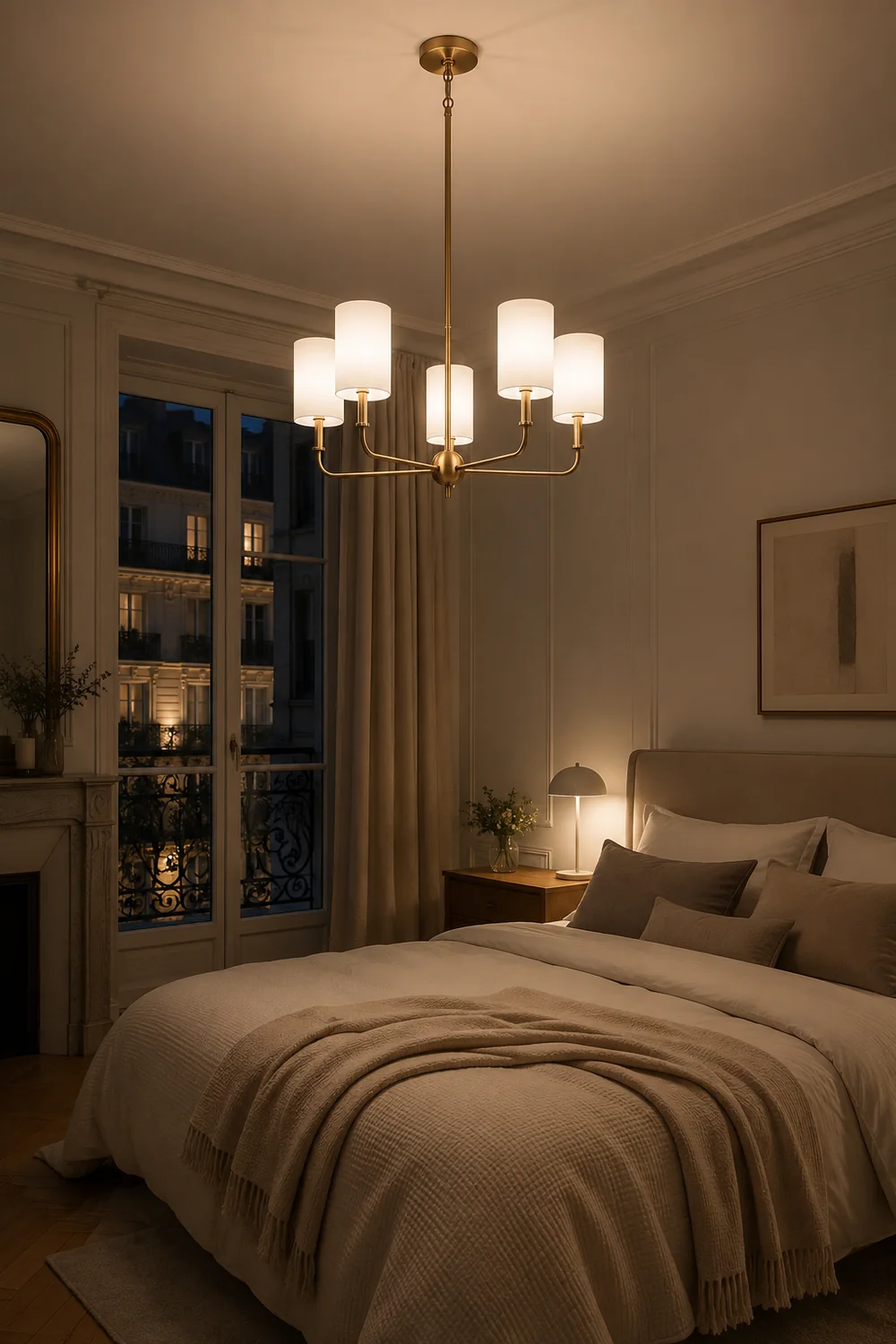 Foxdale Brass Chandelier - Lumpaz