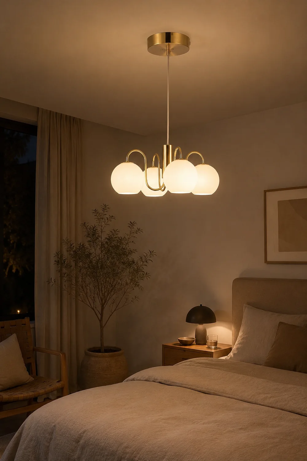 Nordlux Franca Chandelier (4 lights) - Lumpaz