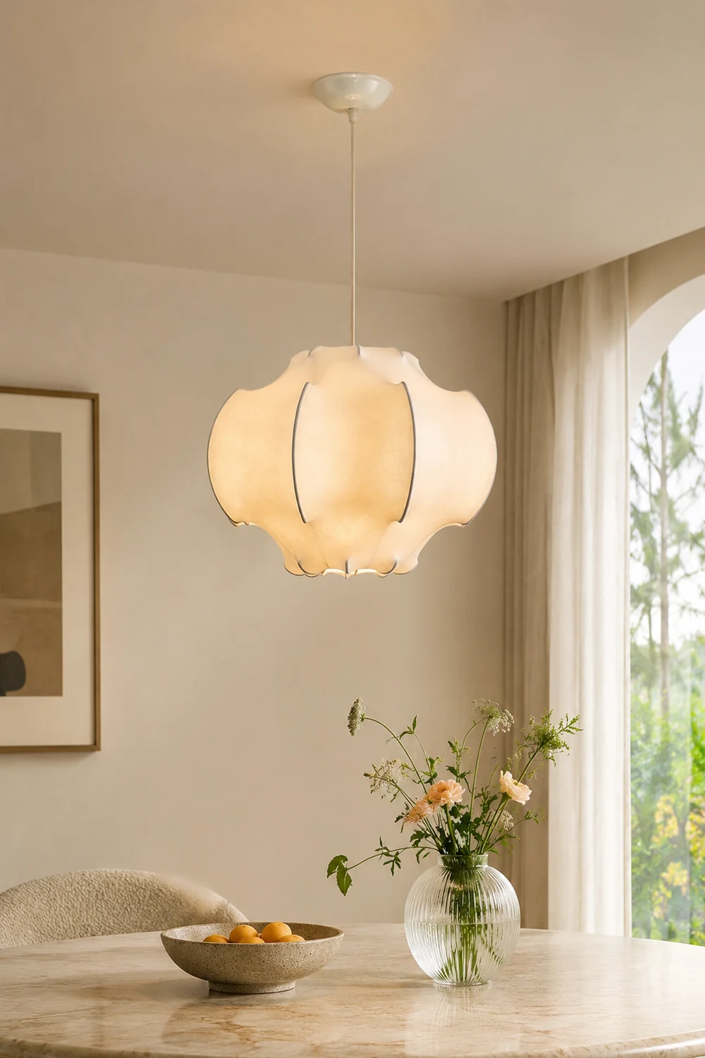 Modern Simple Creative Silk Chandelier - Lumpaz