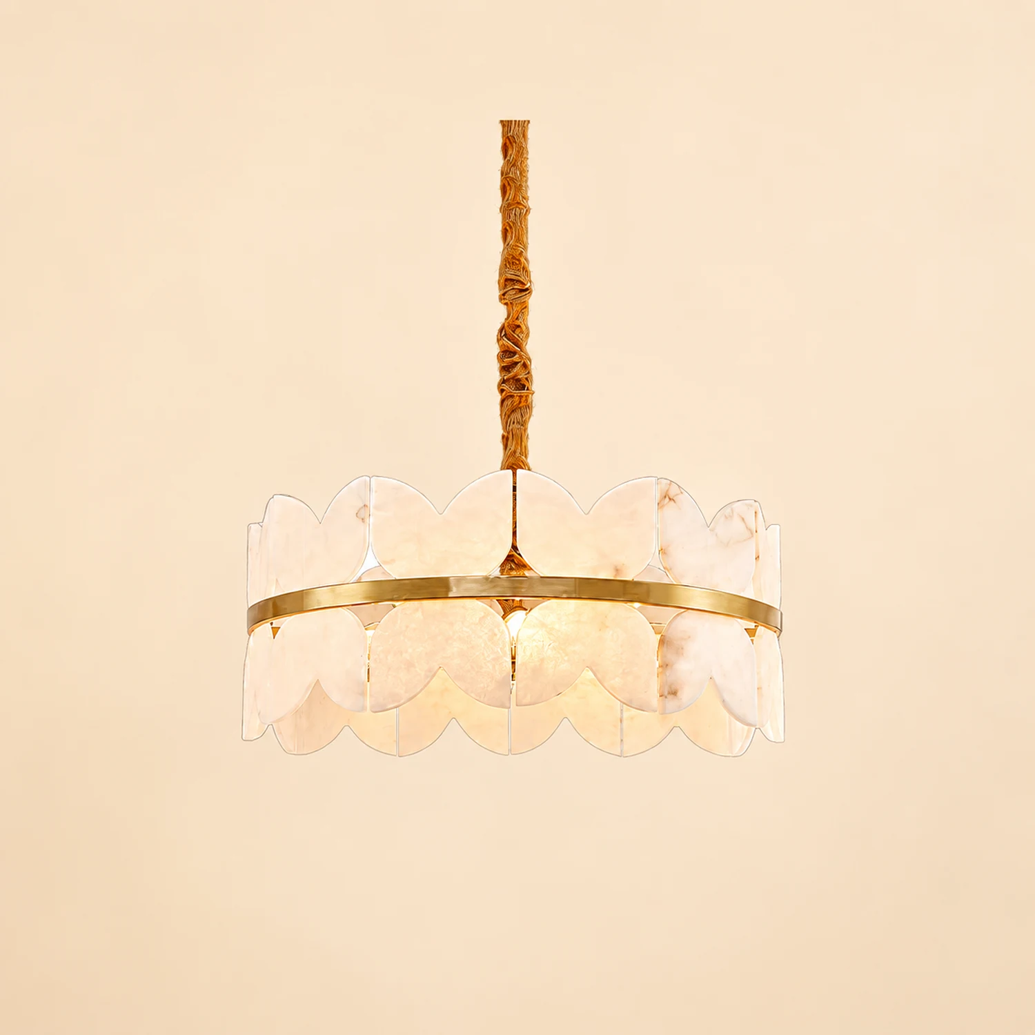 Patanga Alabaster Butterfly Chandelier - Lumpaz