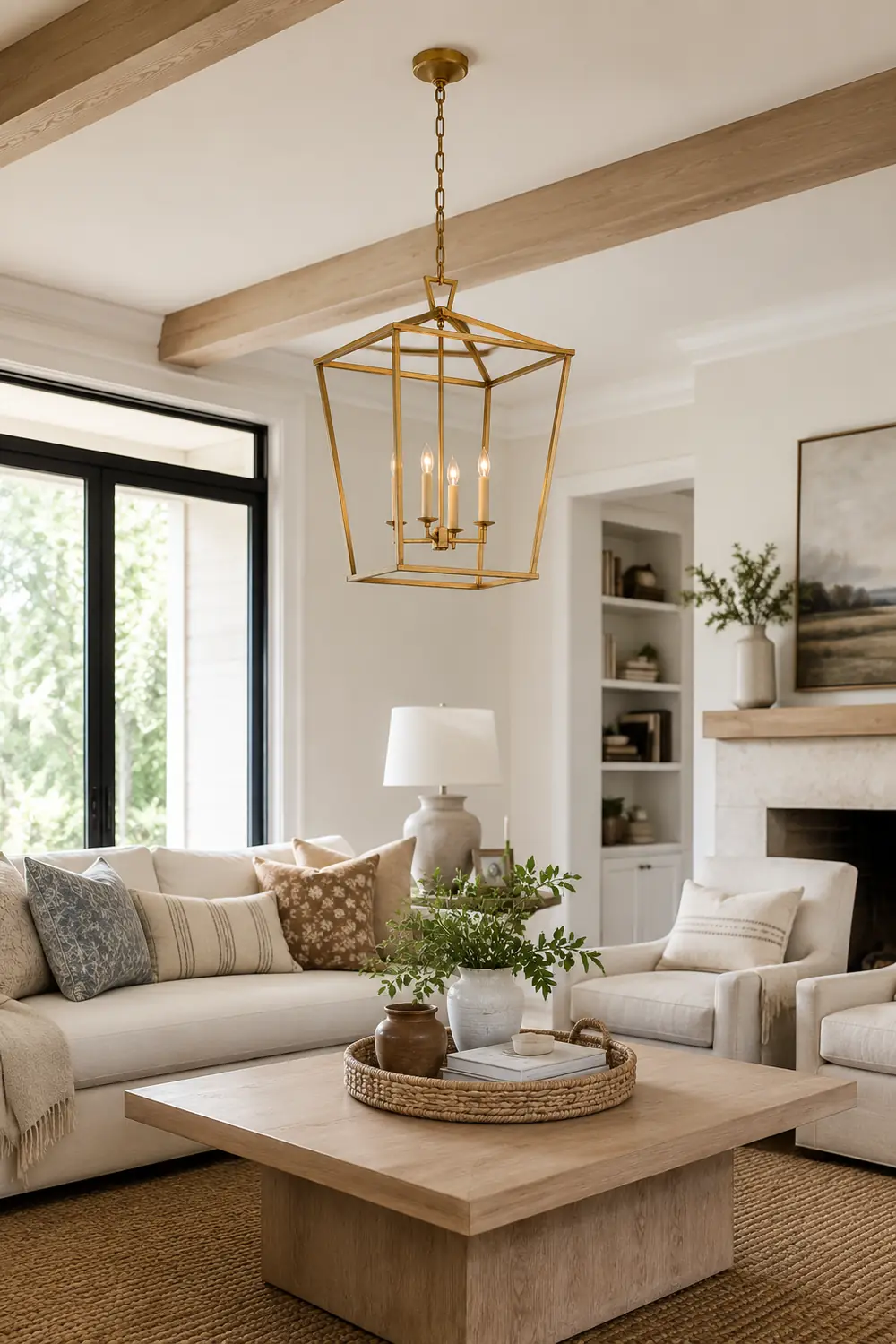 Gold Lantern Pendant Chandelier - Lumpaz