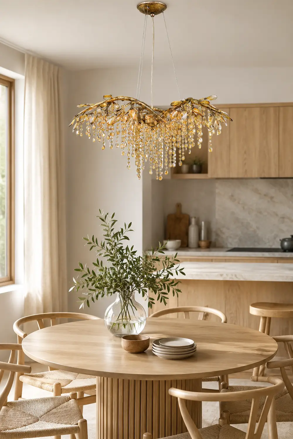 Autumn Twilight Crystal Chandelier - Lumpaz