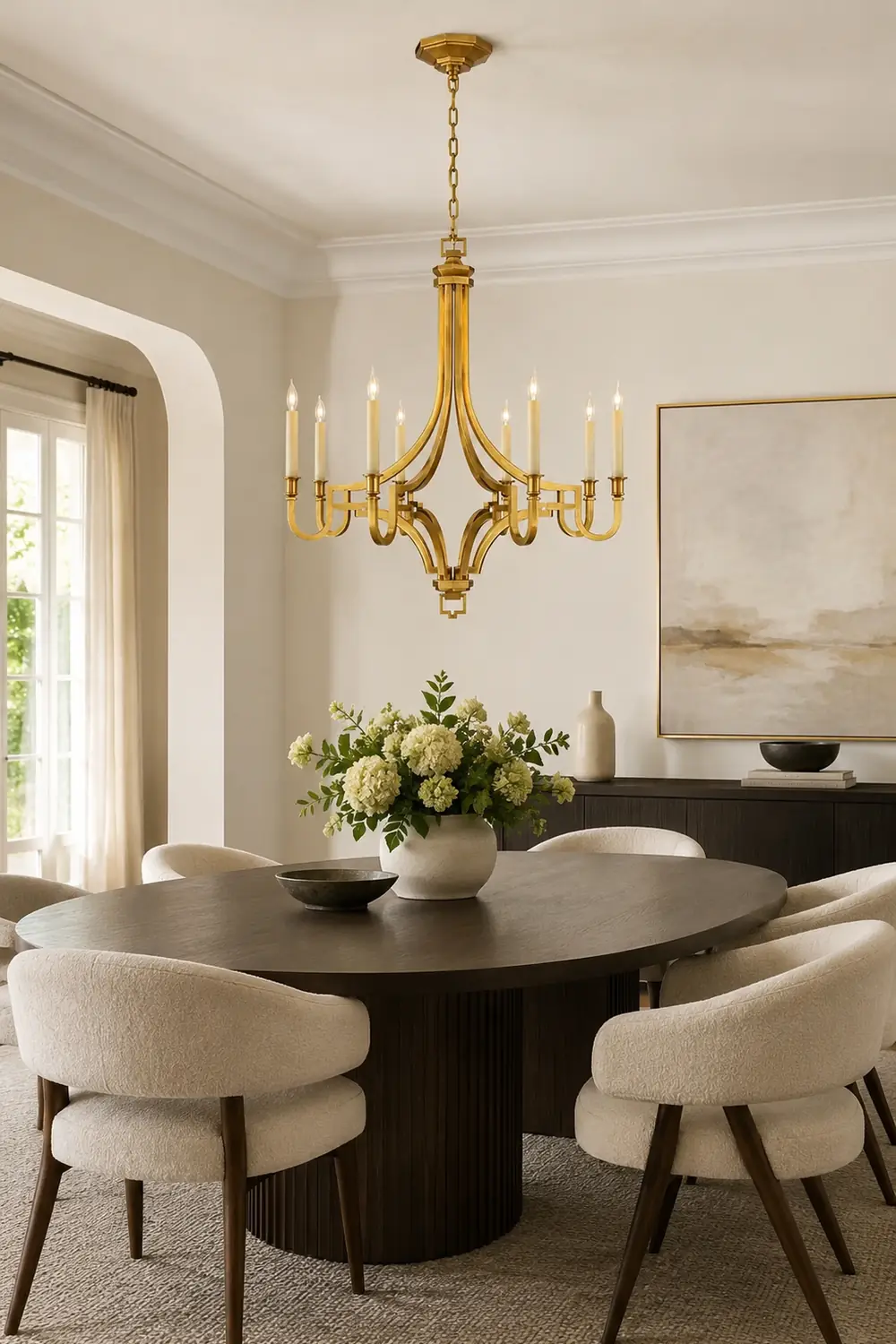 Luxury Gold Candle-Style Mykonos Chandelier - Lumpaz