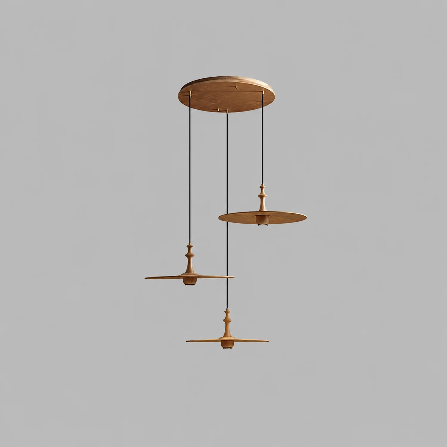 Spindle Disc Pendant Lamp - Lumpaz