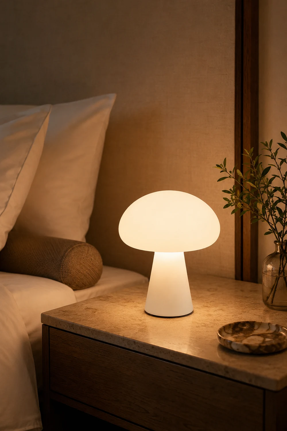 Obello Portable Mushroom Table Lamp - Lumpaz