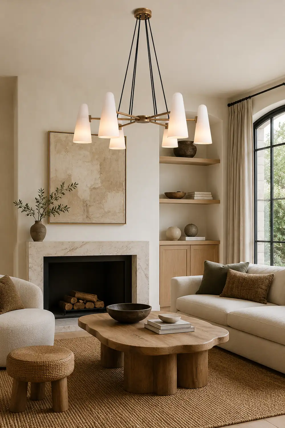 Montfaucon Round Chandelier - Lumpaz