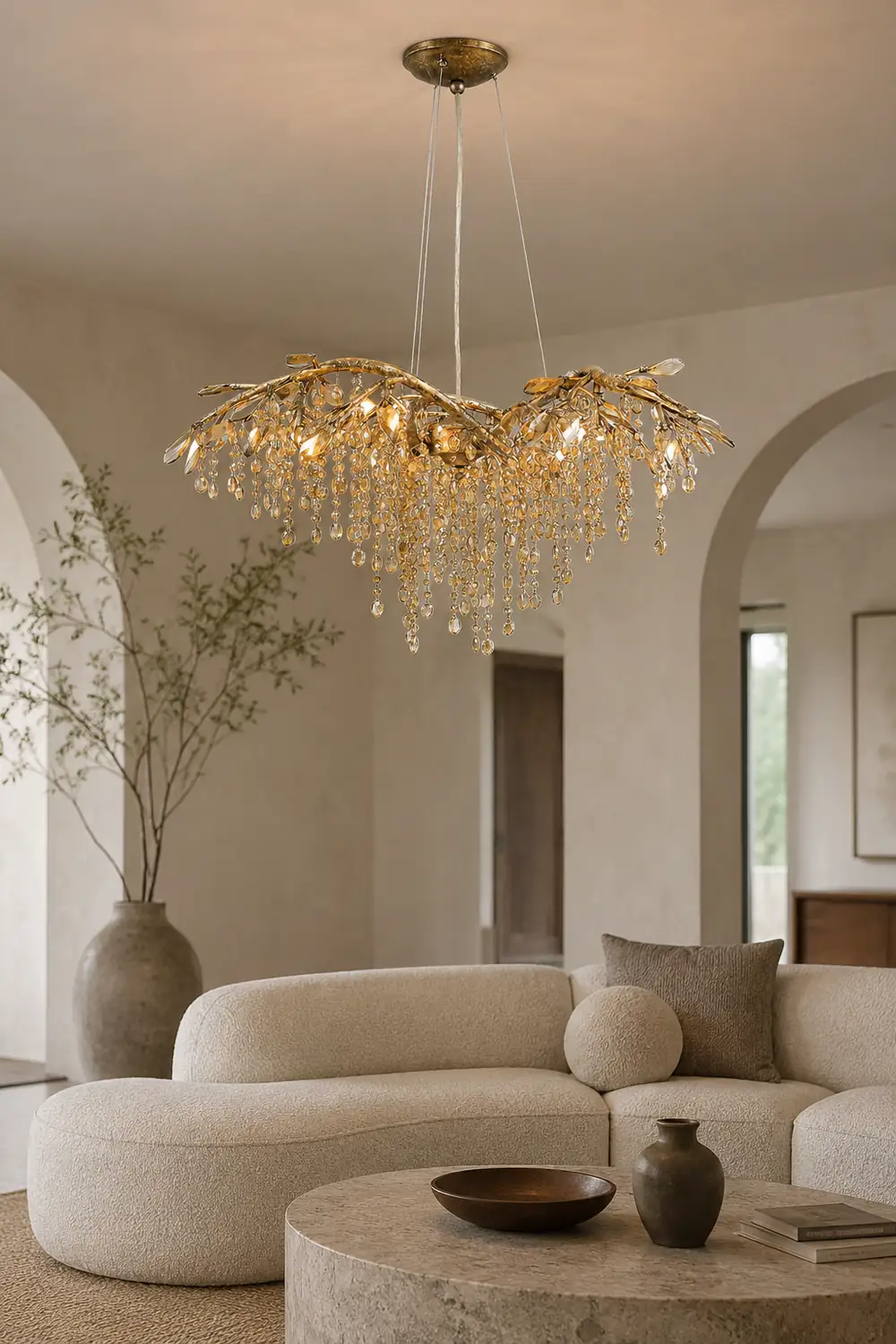 Autumn Twilight Crystal Chandelier - Lumpaz