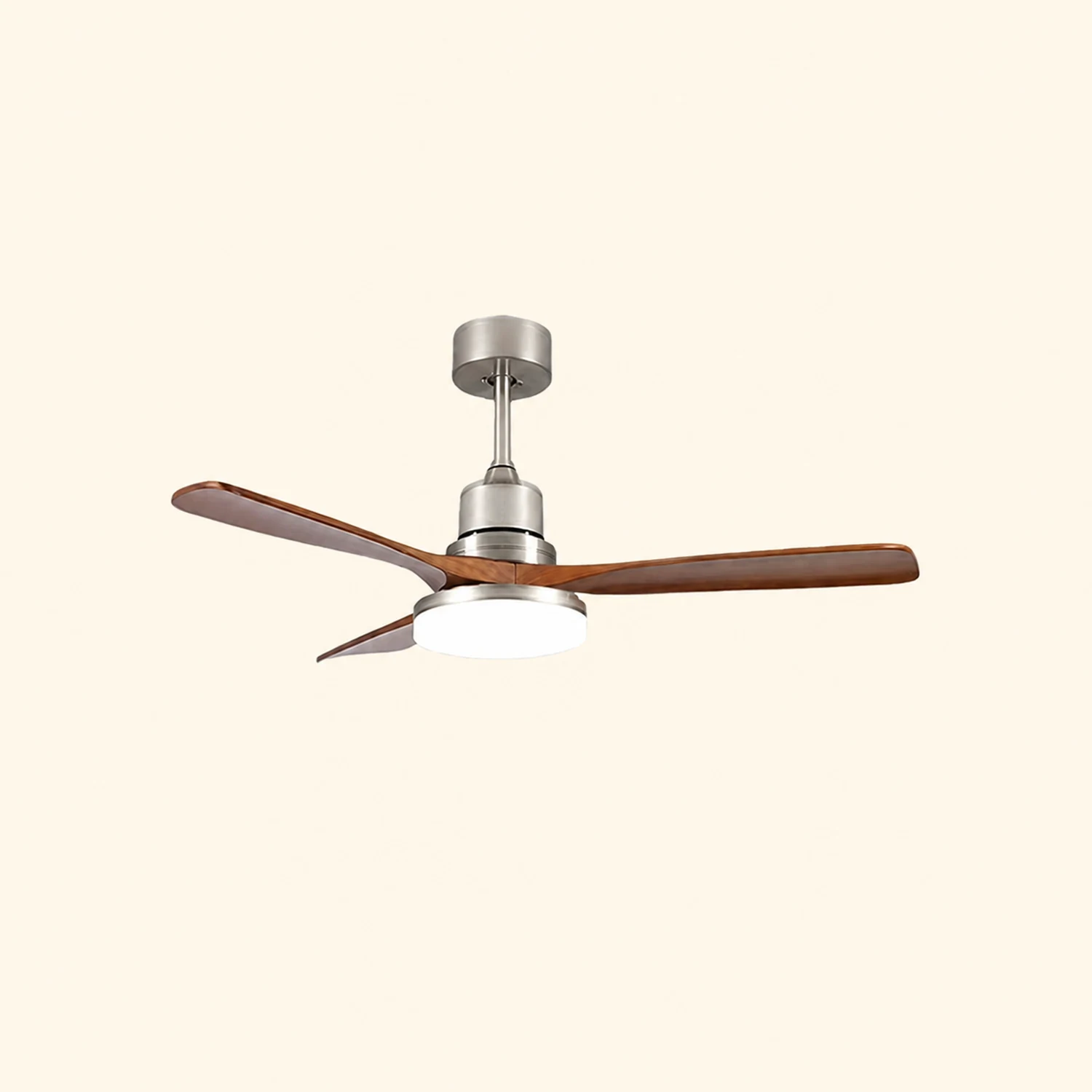 Solid Wood Three-Leaf Fan Lamp - Lumpaz