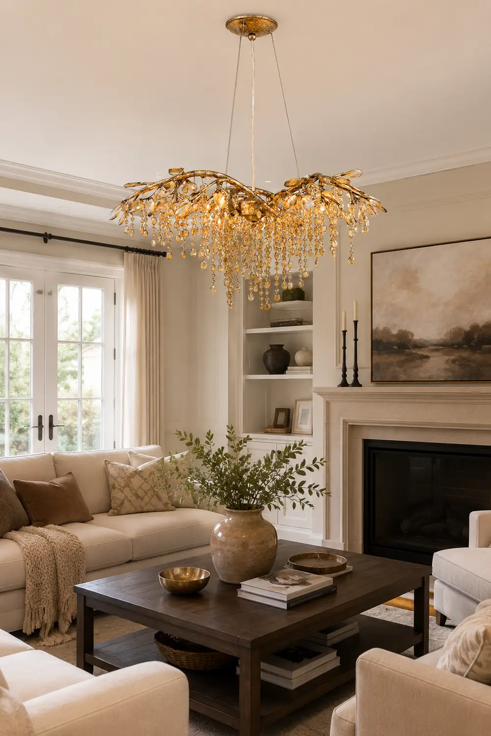 Autumn Twilight Crystal Chandelier - Lumpaz